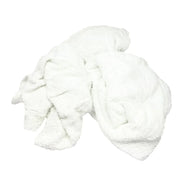 White Terry Towel 100% Cotton Cleaning Rags - 25 lbs. Box - Wiping Hub