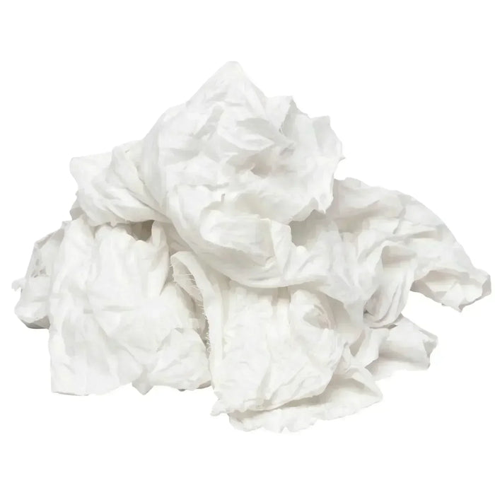 Then Linen Rag 720 lbs Recycled White Linen Cleaning Rags - 72 x 10 lbs. Boxes ...