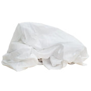 Recycled White Linen Mixed Material Cleaning Rags 600 lbs. Pallet - 12 x 50 lbs. Boxes - Wiping Hub