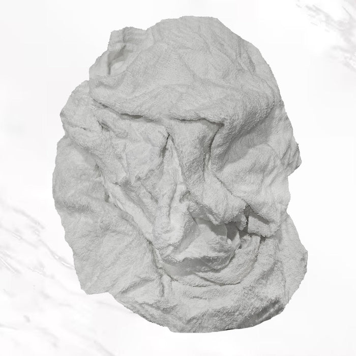 Recycled White Terry Towel Rags