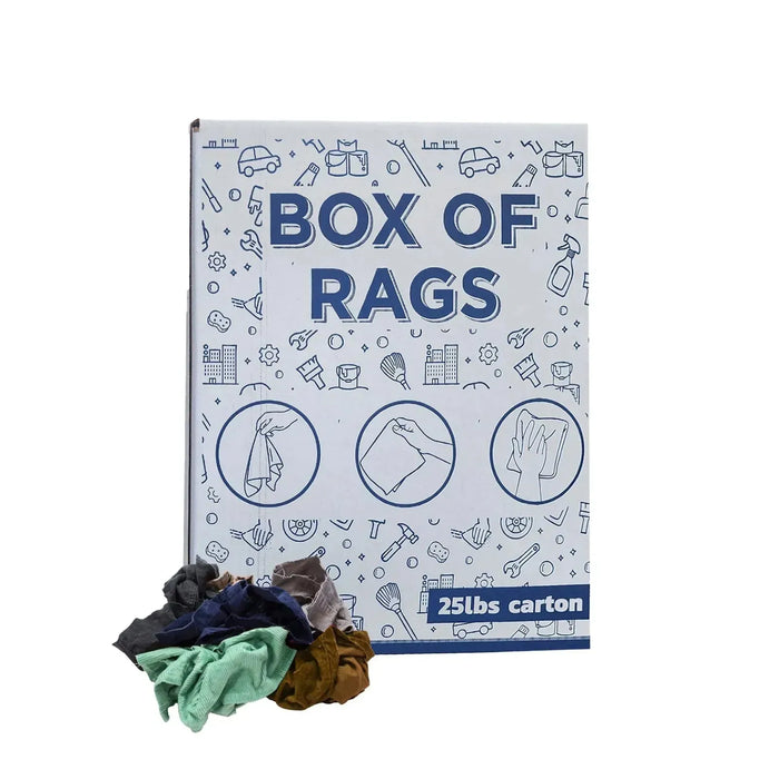 Recycled Corduroy Material Cleaning Rags - 25 lbs. Box - Wiping Hub