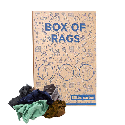 Corduroy Material Rags - 50 lbs. Box - Wiping Hub