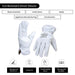 Cut Resistant Goatskin Leather Driver Gloves - White - L, XL, 2XL