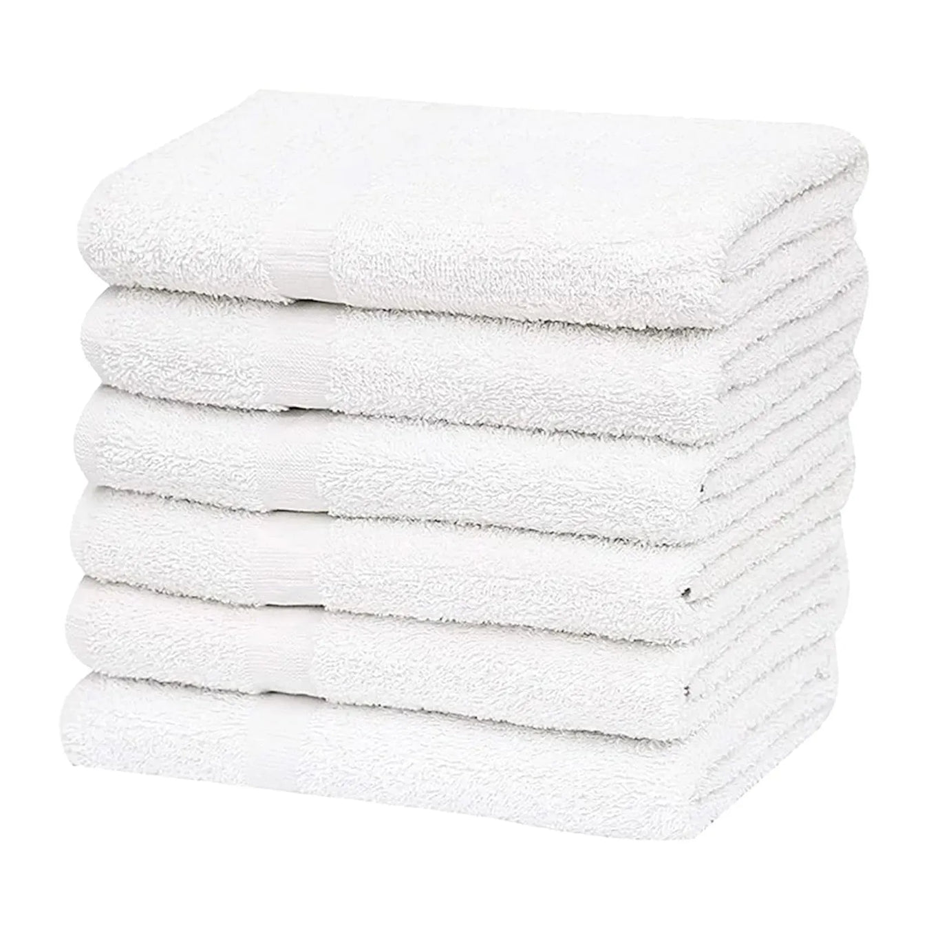 Economy White Bath Towels - 20" x 40" - Wiping Hub