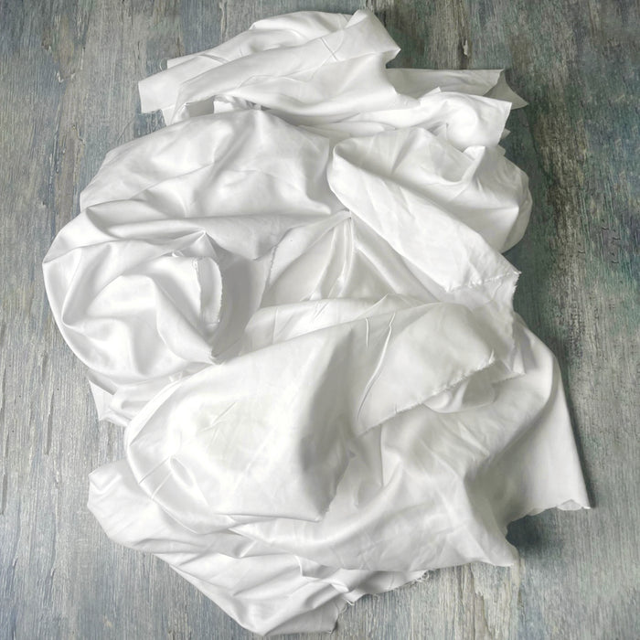 Recycled White Sheeting Rags