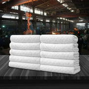 Full Size White Cleaning Towel - Wiping Hub