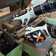 Goatskin Leather Cut Resistant Impact Gloves White Black - Usages - Wiping Hub