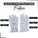 Goatskin Leather Driver Gloves White - Infographics - Wiping Hub
