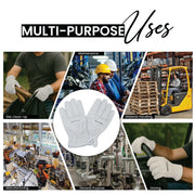 Goatskin Leather Driver Gloves White - Infographics - Wiping Hub