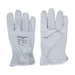 Goatskin Leather Driver Gloves - White - L, XL, 2XL