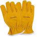 Goatskin Leather Driver Gloves Yellow - Wiping Hub
