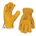 Goatskin Leather Driver Gloves - Yellow - L, XL, 2XL