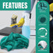 Green Huck Cleaning Cloth - Infographics - Wiping Hub
