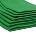 Premium Green Huck Towels - 15" x 27" - Wiping Hub