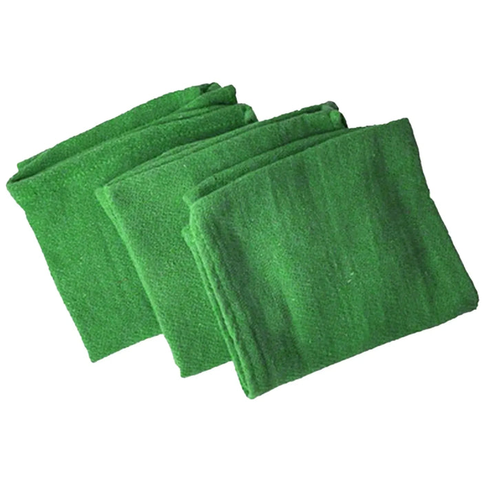 Premium Green Huck Towels - 15" x 27" - Wiping Hub