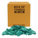 Recycled Green Huck Cleaning Towels - 25 lbs. Box - Wiping Hub