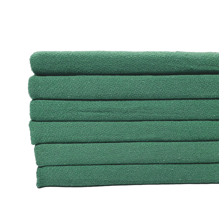 Premium Green Huck Towels - 15" x 27"