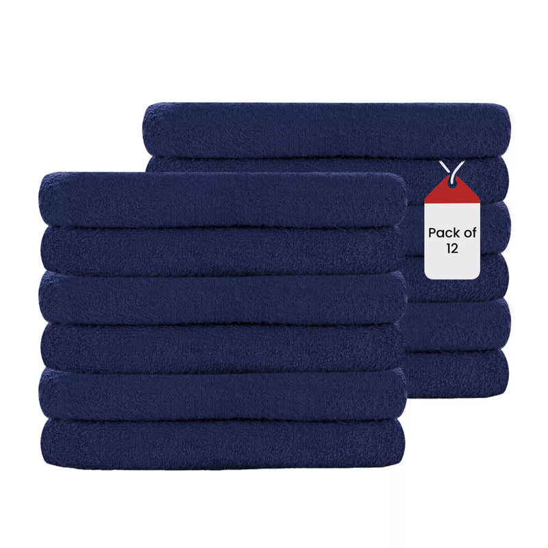 Premium Blue Hand Towels - 16" x 27"