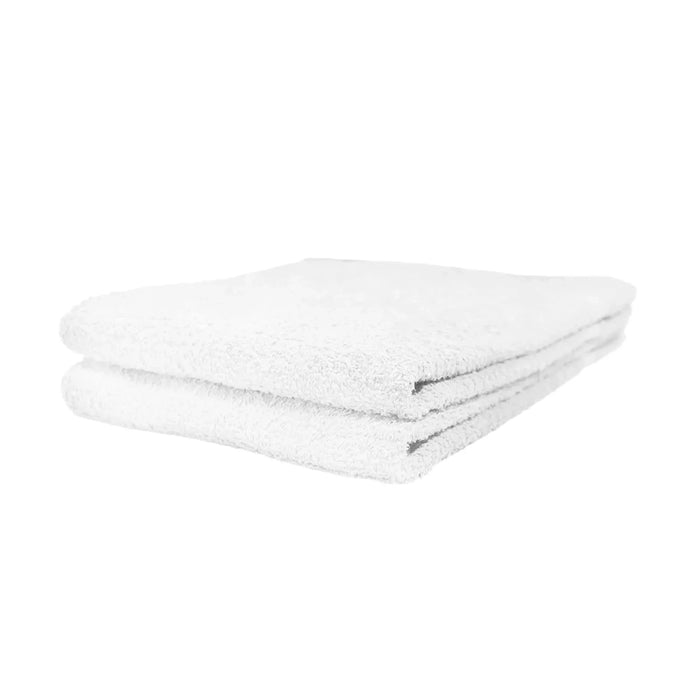 Economy White Hand Towels - 16" x 27" - Wiping Hub