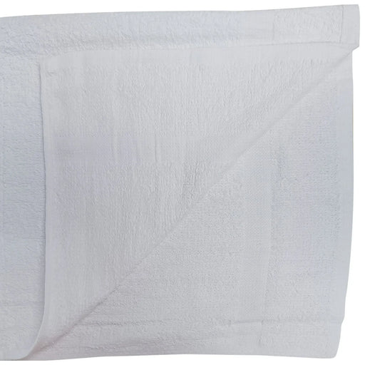 Economy White Hand Towels - 16" x 27" - Wiping Hub