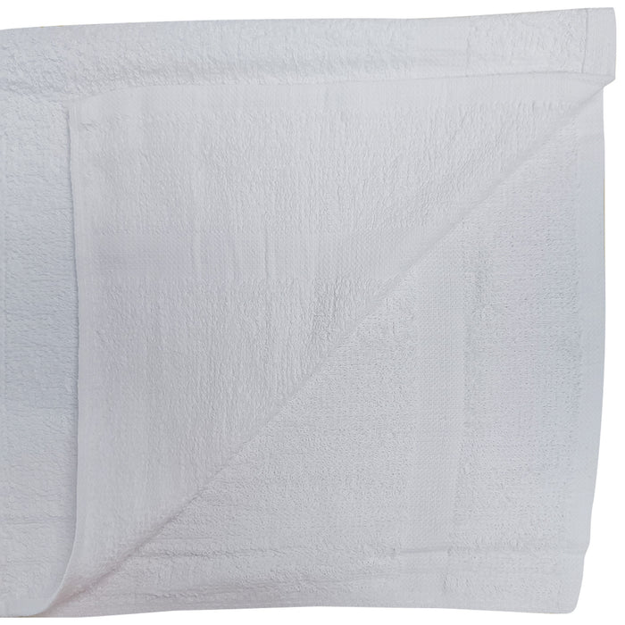 Economy White Hand Towels - 16" x 27"