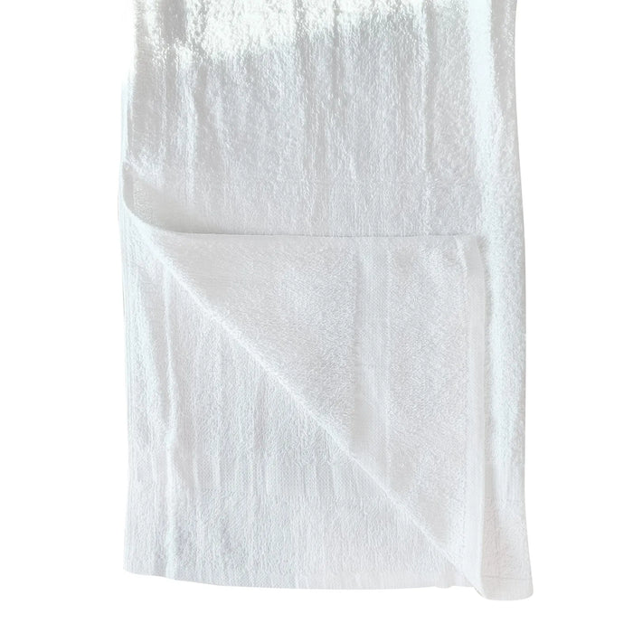 Economy White Hand Towels - 16" x 27" - Wiping Hub