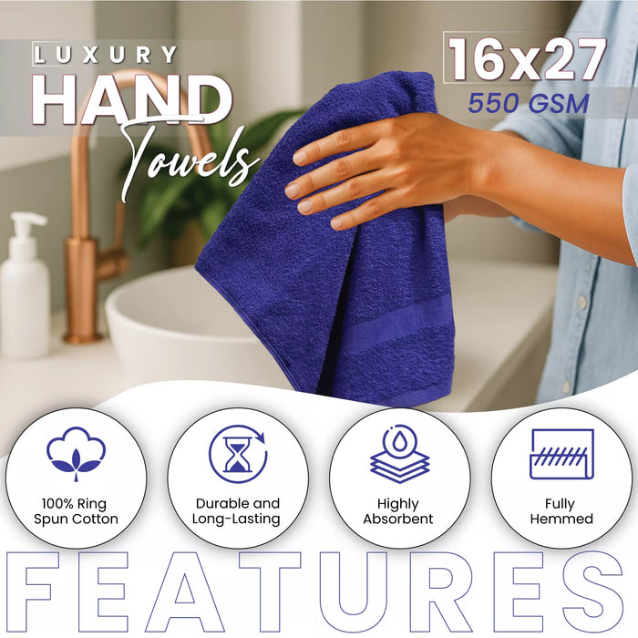 Blue Hand Towels - Buy Bulk in Wholesale Price