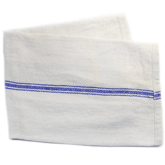 Herringbone White Kitchen Towels - 15" x 26" - Wiping Hub