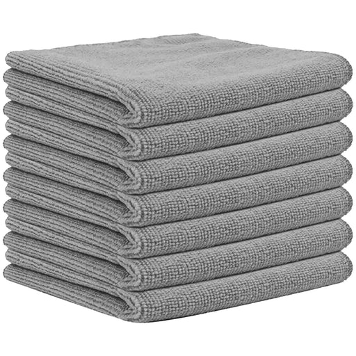 Microfiber Towels - Gray - Wiping Hub