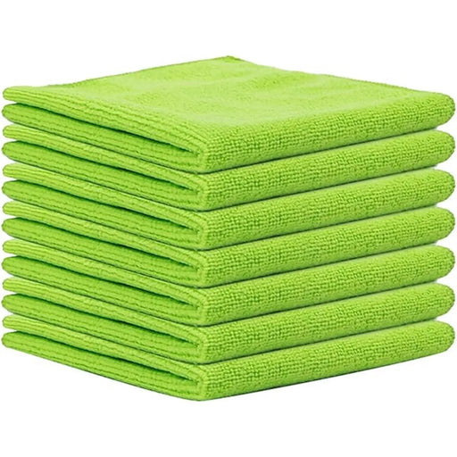 Microfiber Towels - Green - Wiping Hub