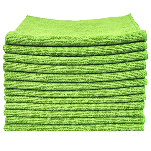 Microfiber Towels - Green - Wiping Hub