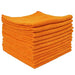 Microfiber Towels - Orange - Wiping Hub