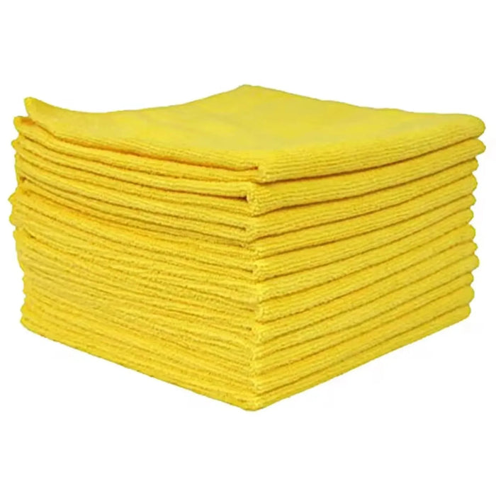 Microfiber Towels - Yellow - Wiping Hub