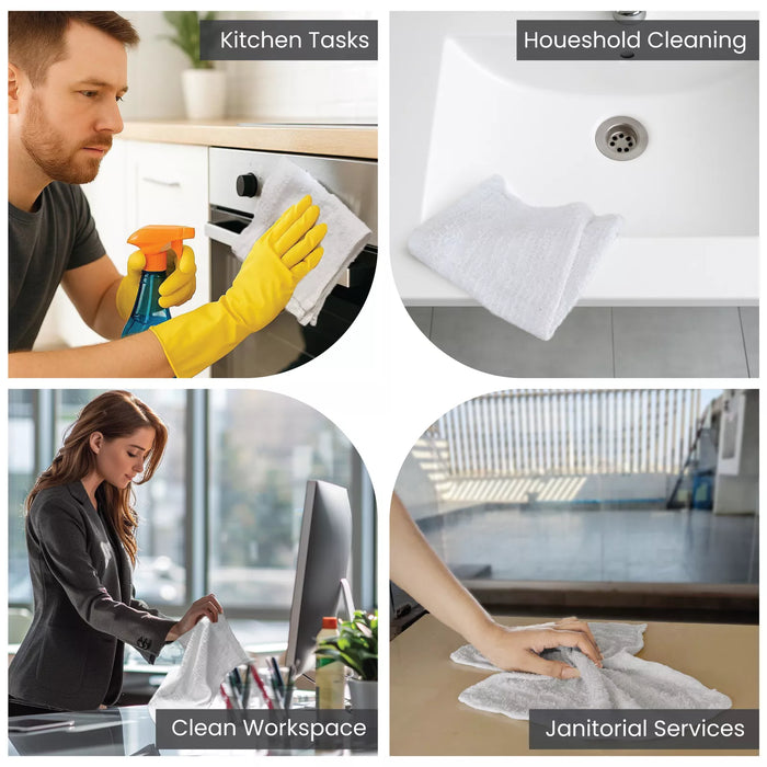 White Wash Cloth Towels