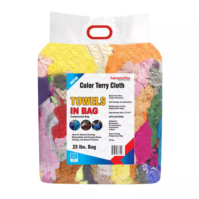 New Color Terry Towel Cleaning Rags - Bulk Buy