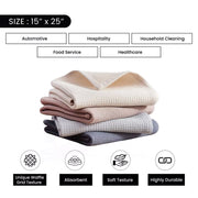 New 100% Cotton Heavy-Duty Towel Rags - 50 lbs. Box - Wiping Hub