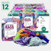 New Multi-Color Washed T-shirt Rags - 2 lbs. Bag - Pack of 12 - Wiping Hub