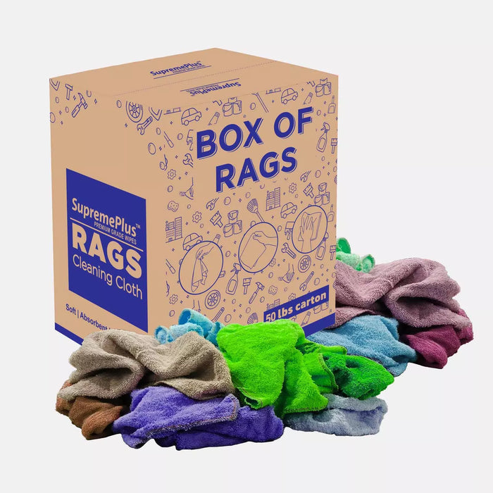 New Color Terry Towel Cleaning Rags - Bulk Buy