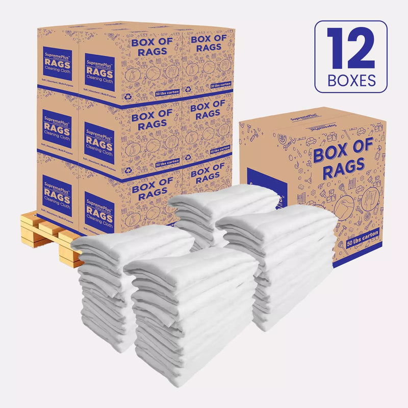New Knitted Baby Diaper Rags – 600 lbs. Pallet – 12 x 50 lbs. Boxes