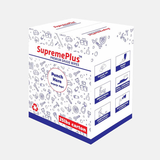 New Medium Weight White Knit T-Shirt Cleaning Rags - 25 lbs Box - Wiping Hub