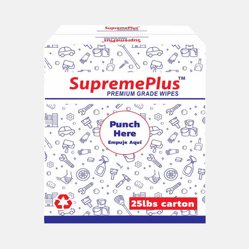 New Medium Weight White Knit T-Shirt Cleaning Rags - 675 lbs Pallet - 27 x 25 lbs Boxes - Wiping Hub