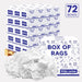 New Medium Weight White Knit T-Shirt Cleaning Rags - 720 lbs Pallet - 72 x 10 lbs Boxes - Wiping Hub