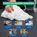 New Medium Weight White T-Shirt Cleaning Rags - Wiping Hub
