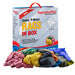 New Multicolor Knit T-Shirt Cleaning Rags - 10 lbs Compressed Box - Wiping Hub