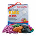 New Multicolor Knit T-Shirt Cleaning Rags - 5 lbs Compressed Box - Wiping Hub