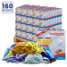 New Multicolor Knit T-Shirt Cleaning Rags - 800 lbs Pallet - 160 x 5 lbs Compressed Boxes - Wiping Hub