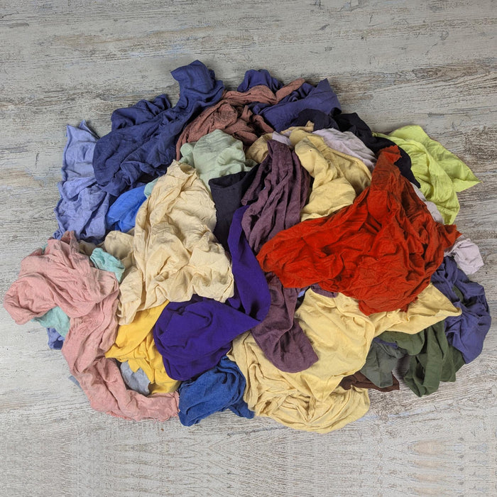 New Multicolor Knit T-Shirt Cleaning Rags - Wiping Hub