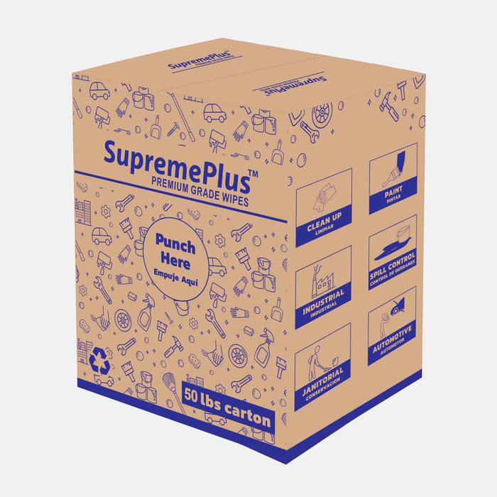 New Premium White Washed T-shirt Rags - 600 lbs. Pallet - 12 x 50 lbs. Boxes - Wiping Hub