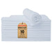 New white knit t-shirt Exact cut rags 10 pieces pack