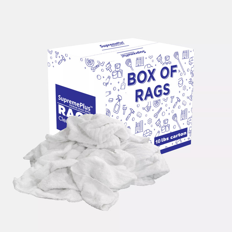 New White Terry Towel Rags